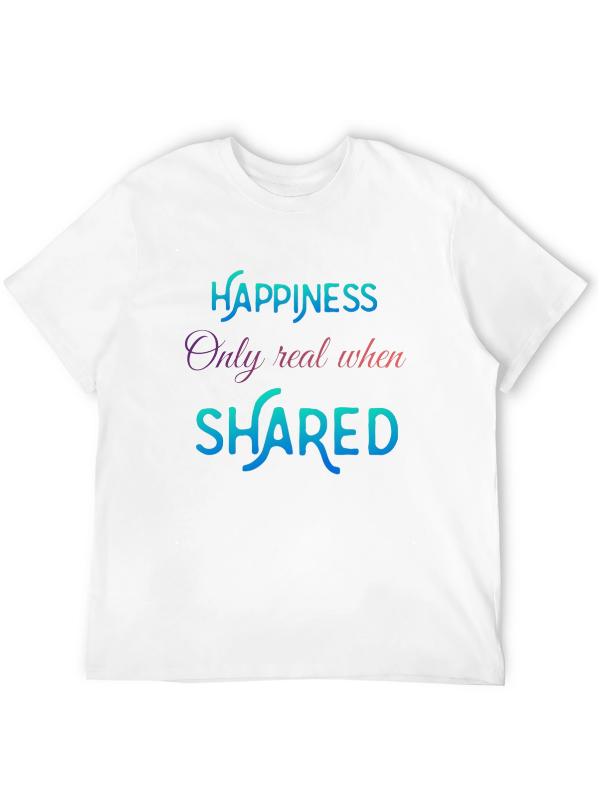 Happiness Shared Graphic Tee - Black T-Shirt