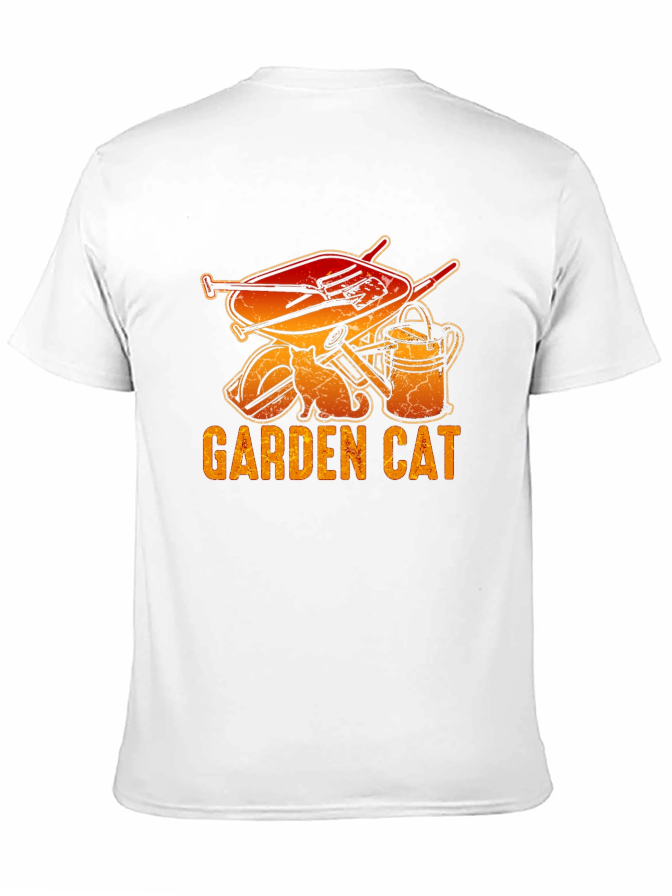 Garden Cat Graphic Tee - Gardening Lover T-Shirt