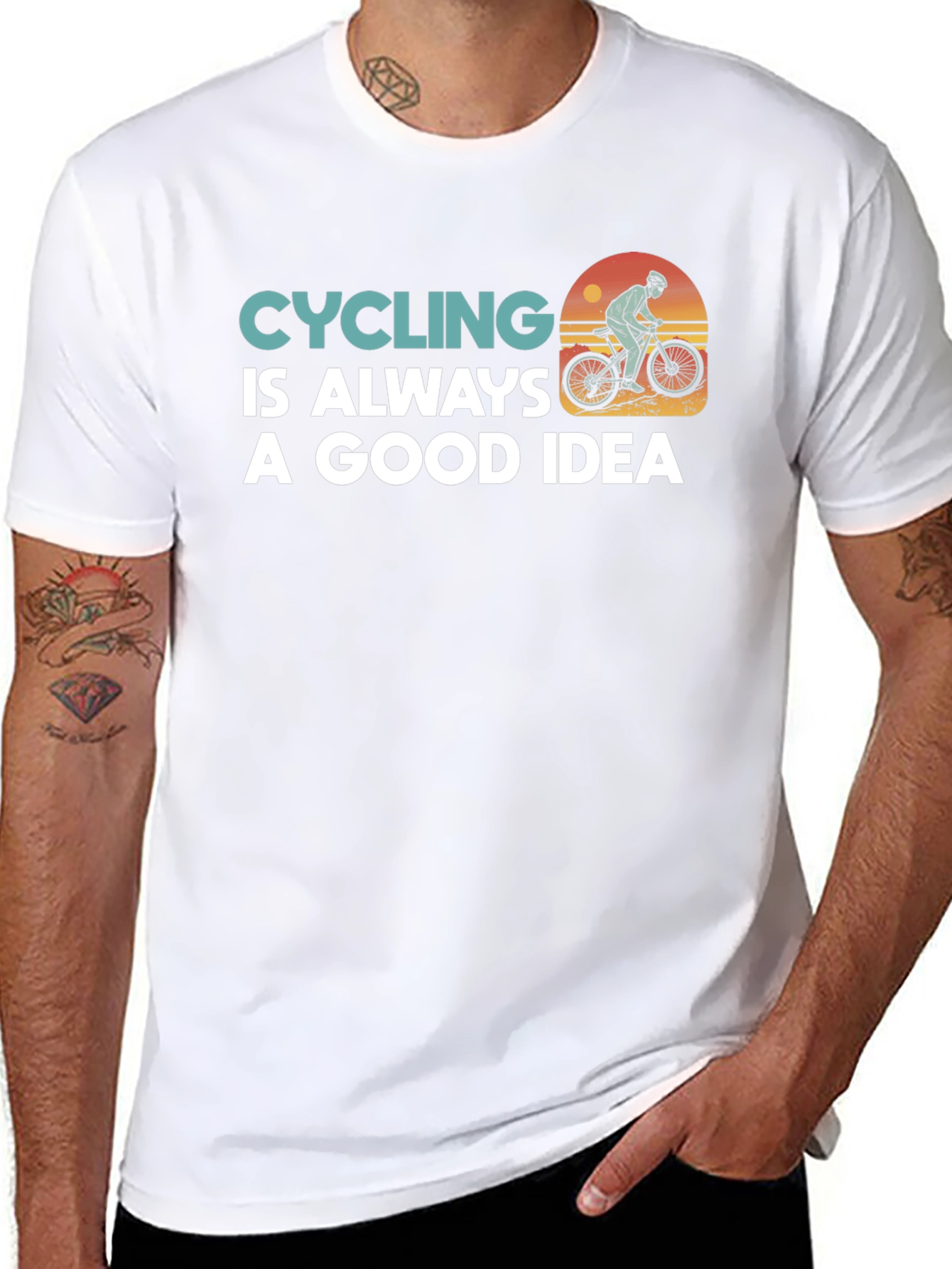 Cycling is Always a Good Idea Graphic Tee
