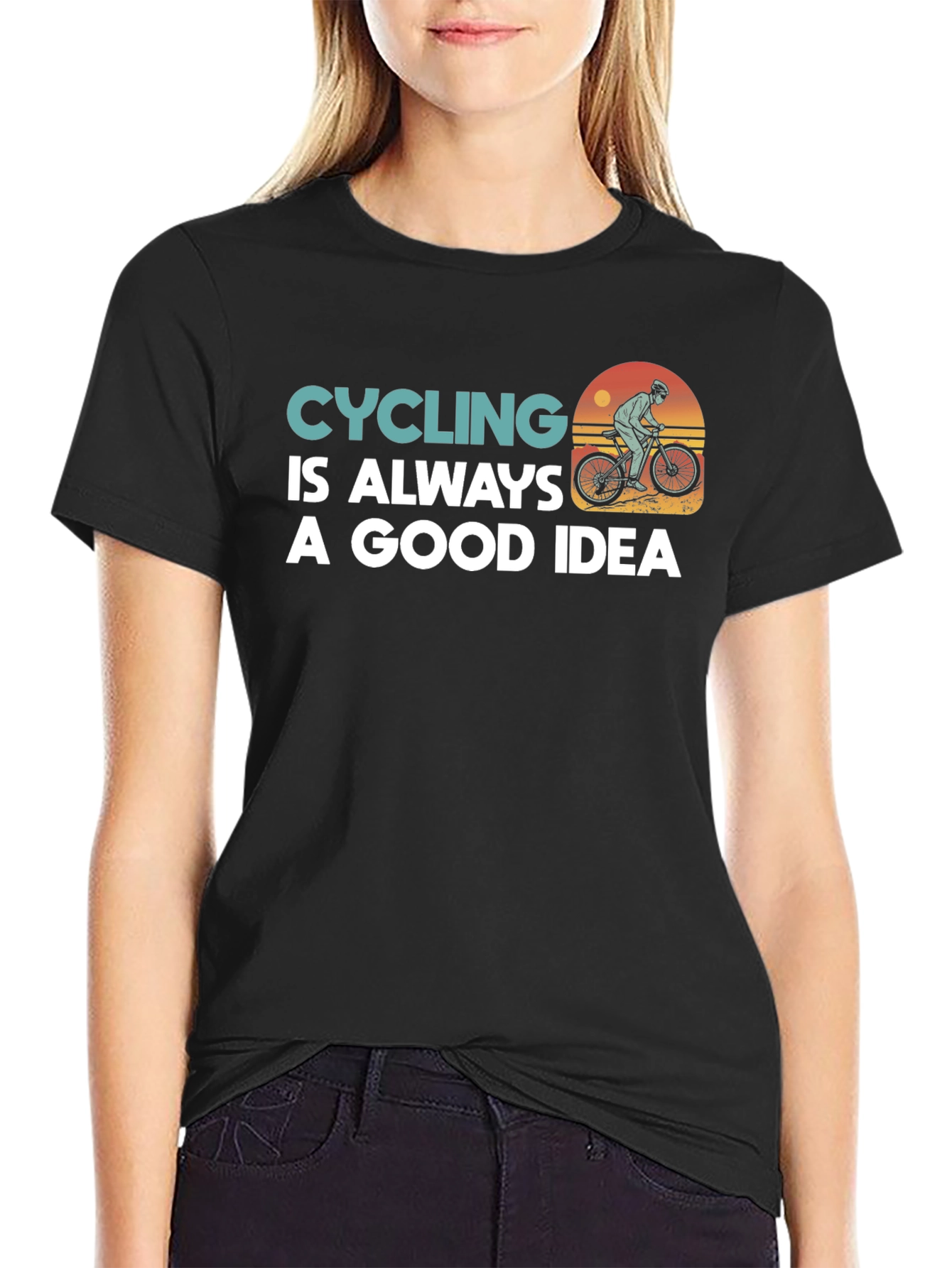 Cycling is Always a Good Idea Graphic Tee