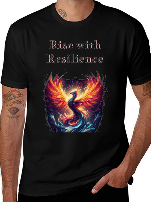 Rise with Resilience Phoenix Graphic Tee