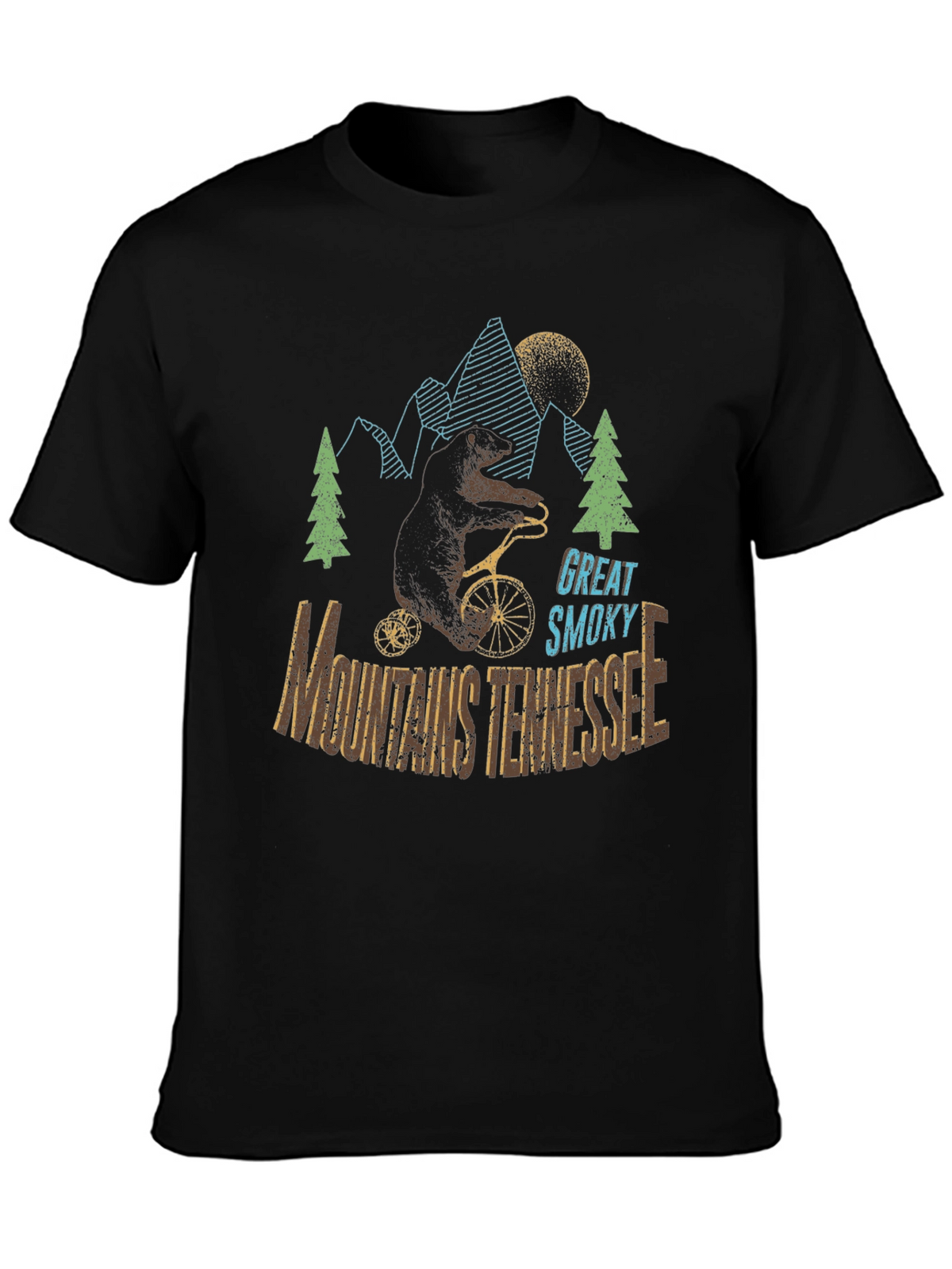 Great Smoky Mountains Tennessee Bear T-Shirt