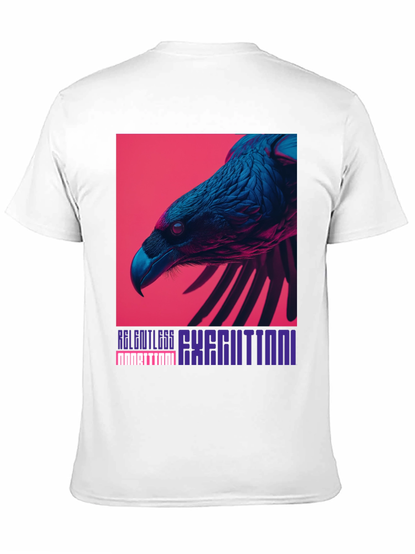 Bold Raven Graphic Tee - Relentless Execution Style