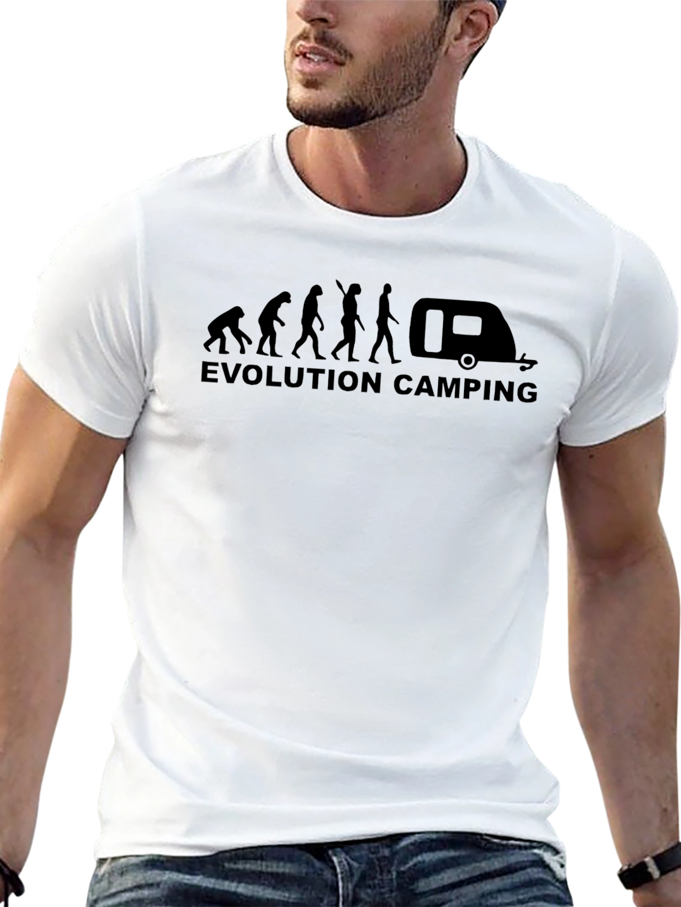 Evolution Camping Black T-Shirt