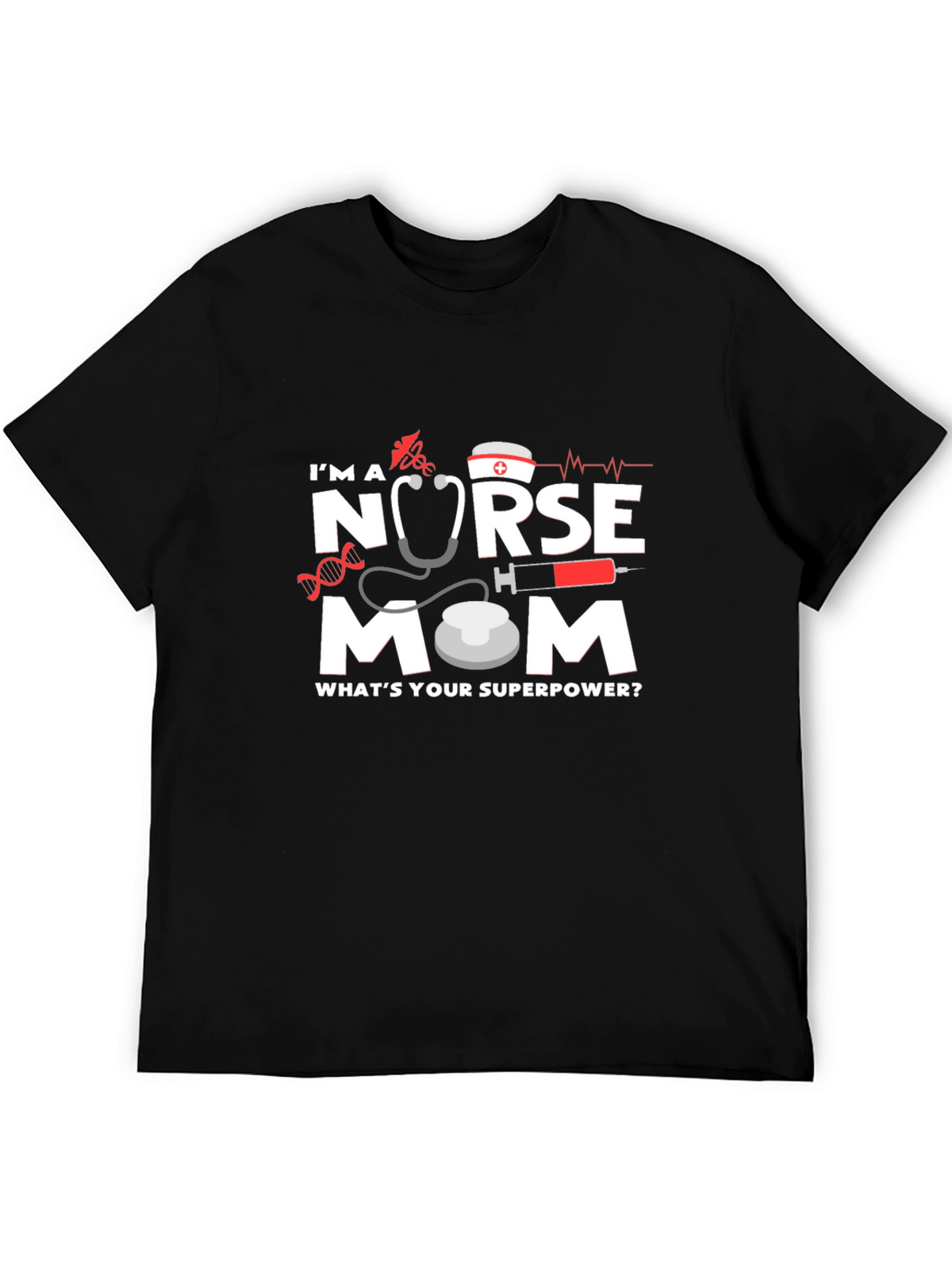 Nurse Mom Graphic T-Shirt