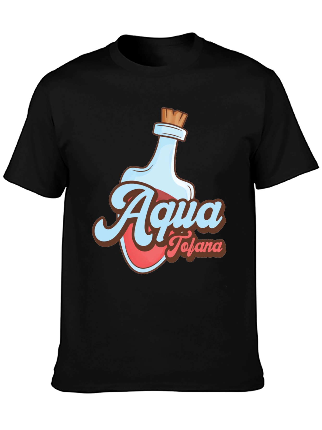 Aqua Tofana Graphic Tee - Potion Bottle Design