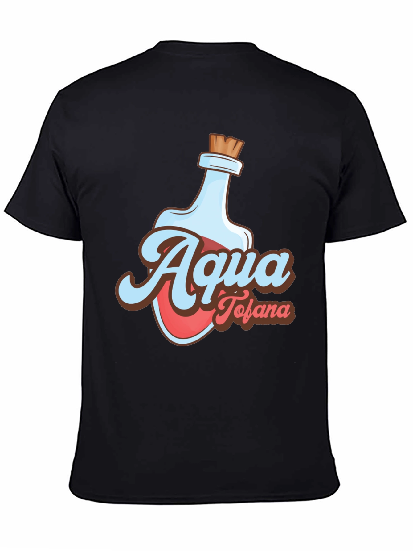 Aqua Tofana Graphic Tee - Potion Bottle Design