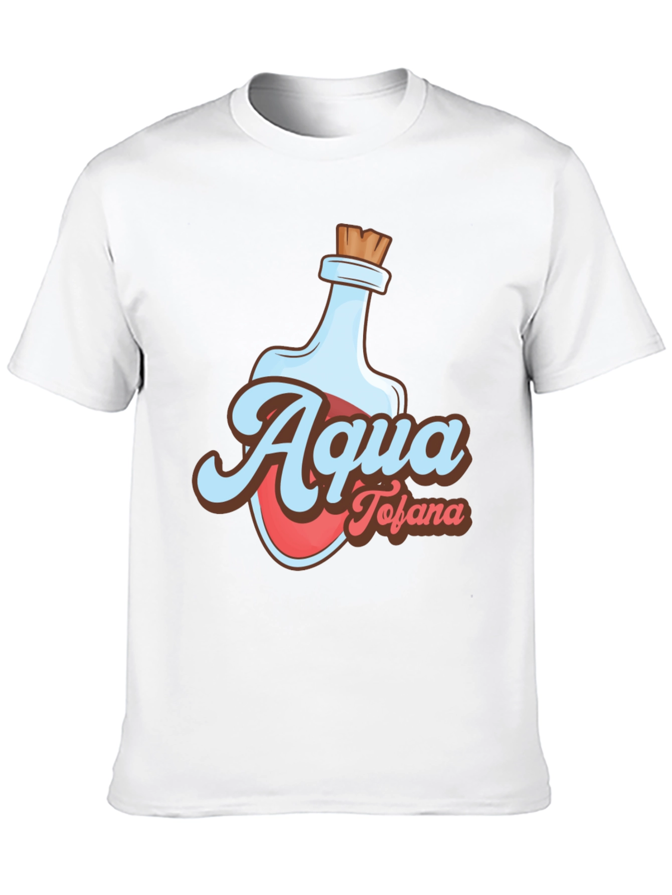Aqua Tofana Graphic Tee - Potion Bottle Design