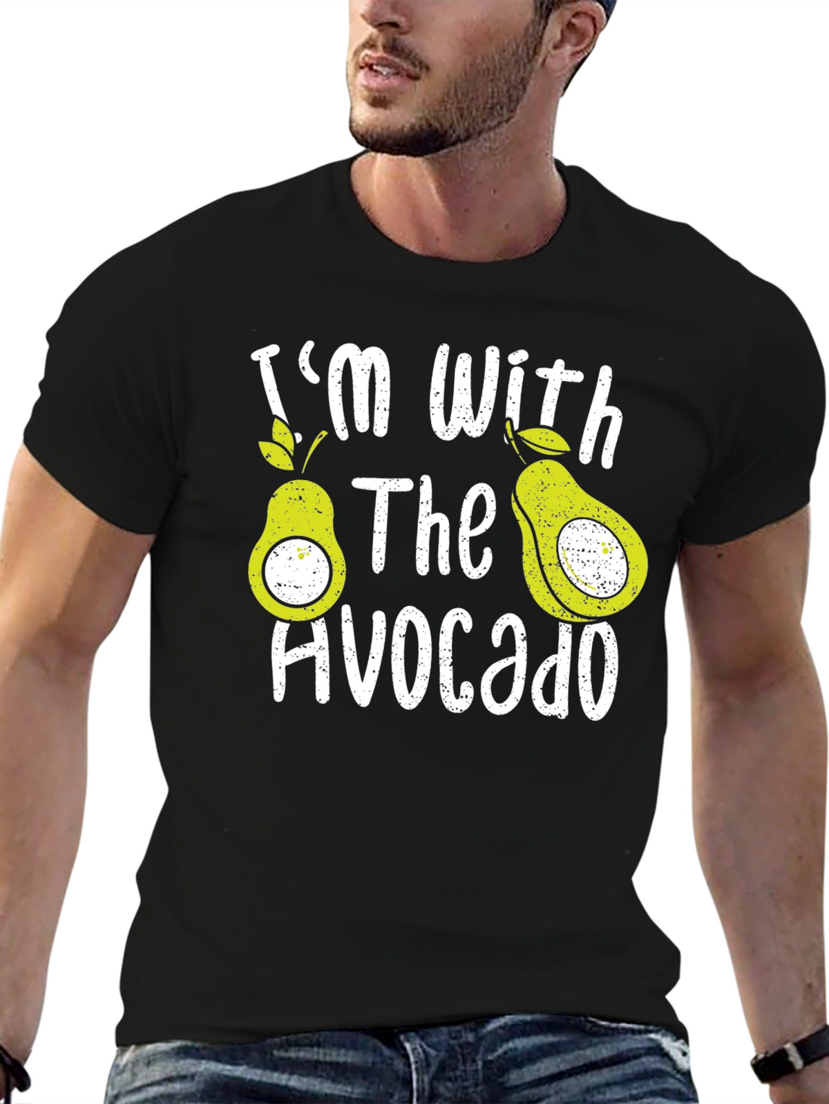 Im With The Avocado Graphic Tee