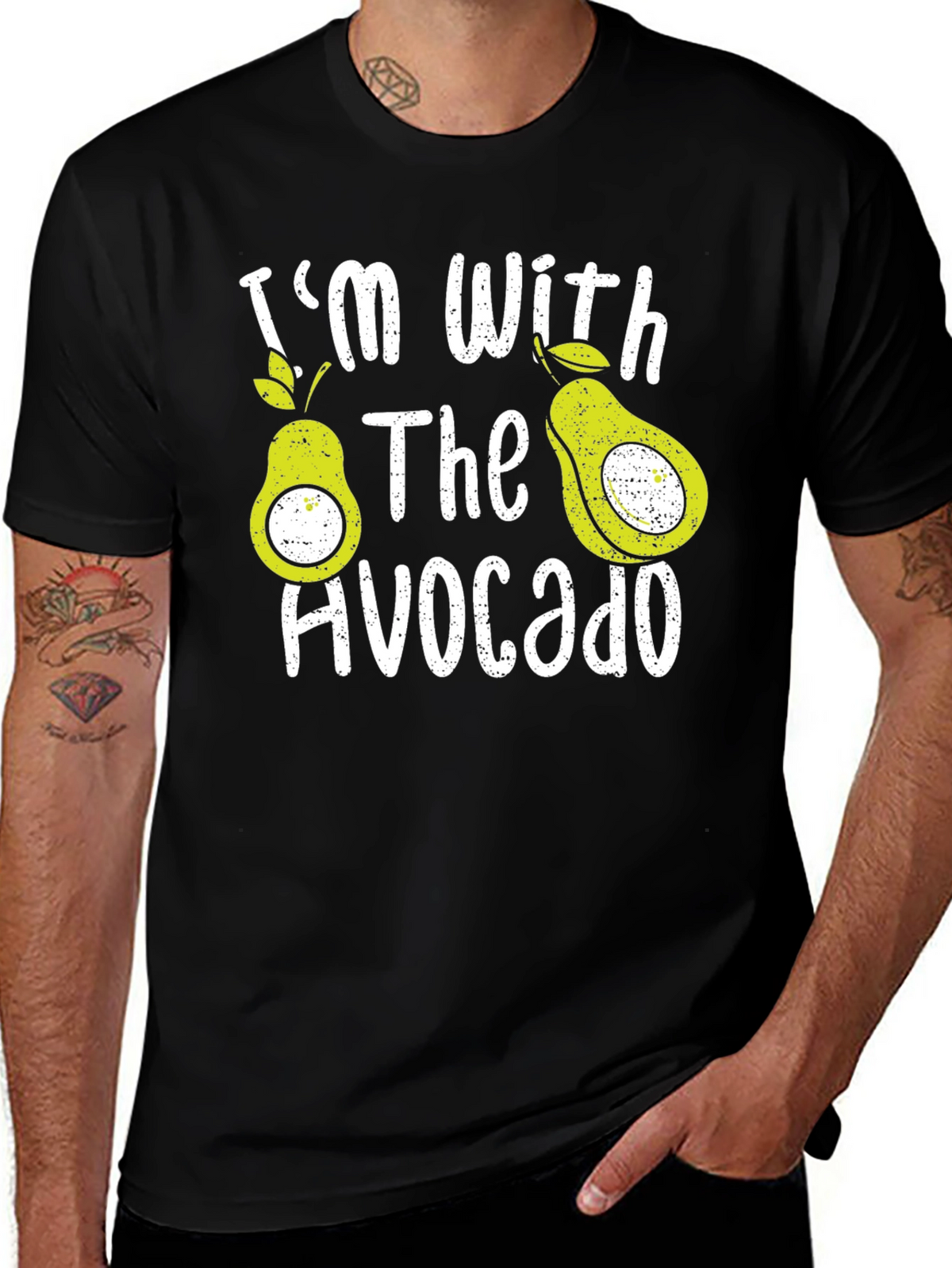 Im With The Avocado Graphic Tee