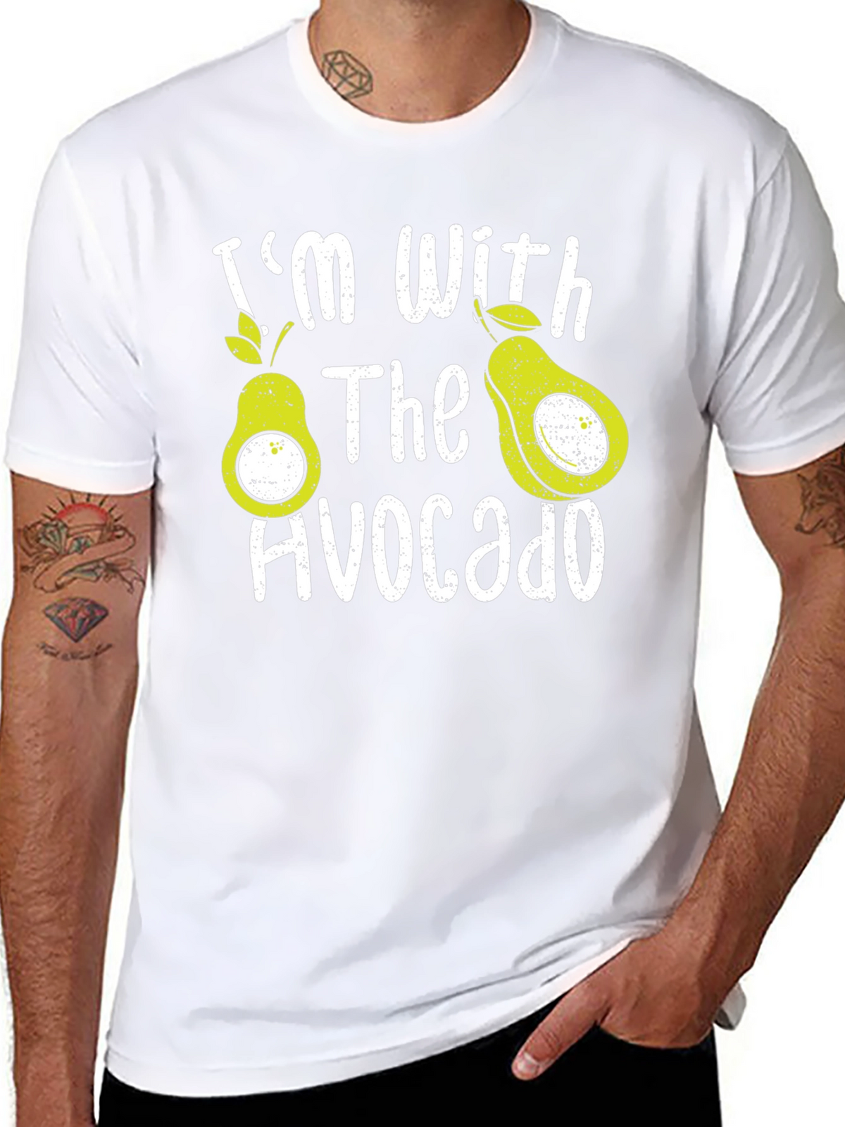 Im With The Avocado Graphic Tee