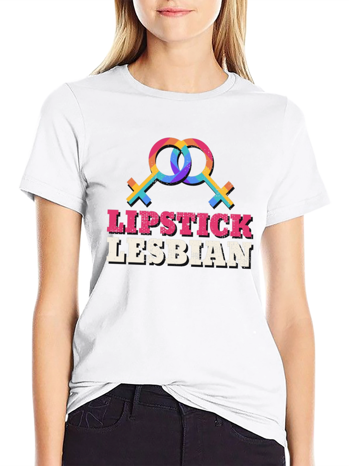 Lipstick Lesbian T-Shirt - LGBT Pride Graphic Tee