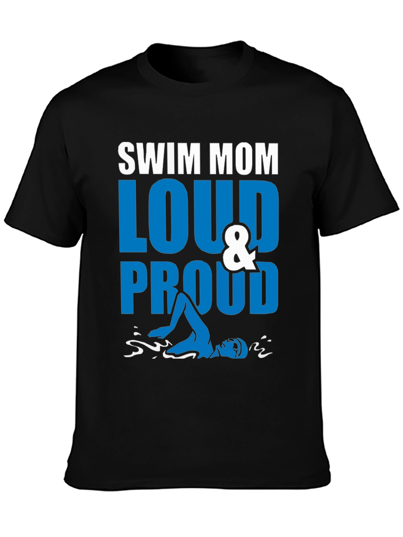 Swim Mom Loud & Proud Graphic Tee