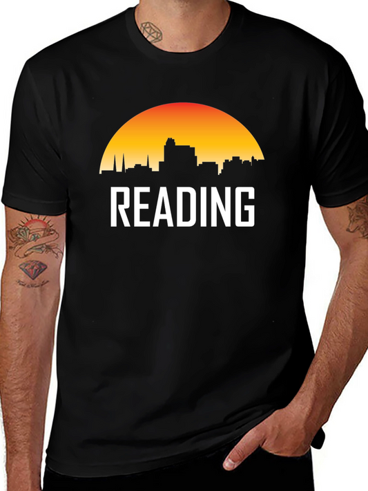 Reading Pennsylvania Skyline Sunset T-Shirt