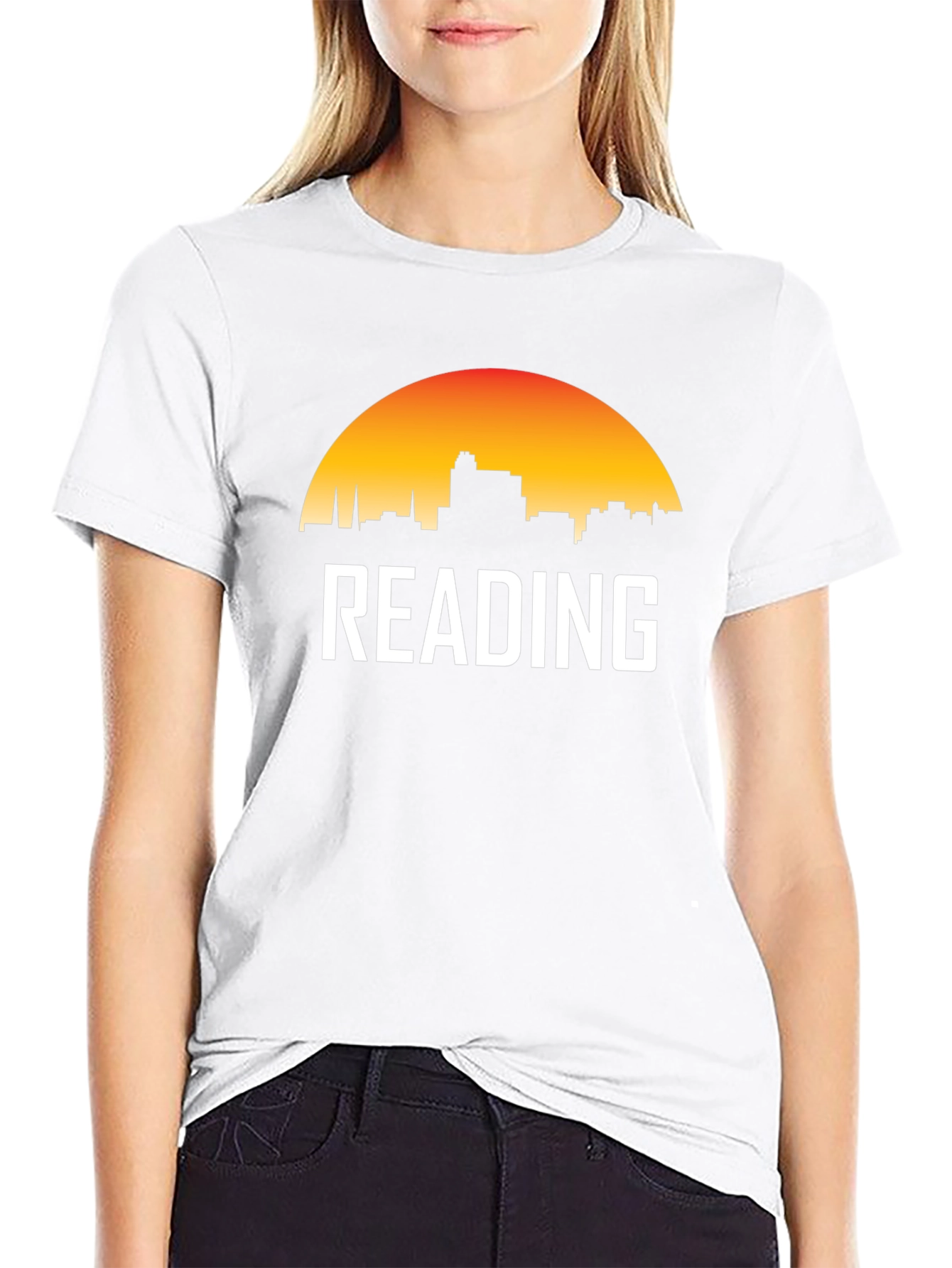 Reading Pennsylvania Skyline Sunset T-Shirt