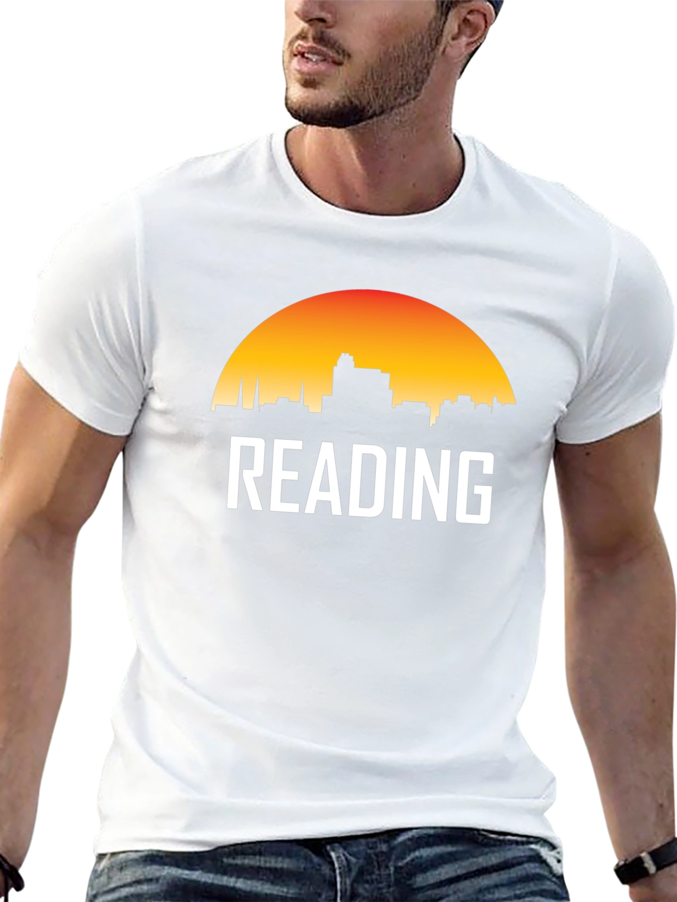 Reading Pennsylvania Skyline Sunset T-Shirt