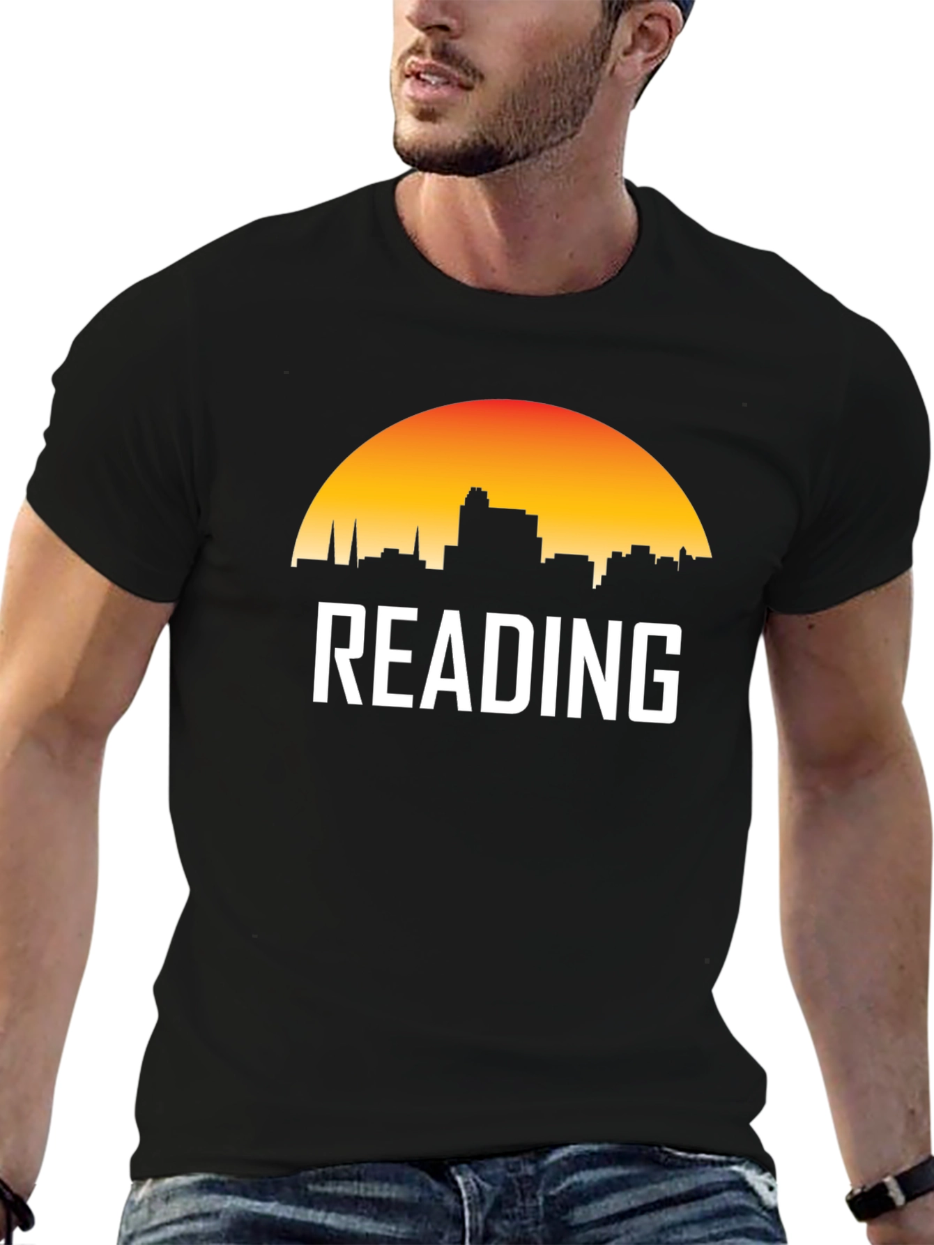 Reading Pennsylvania Skyline Sunset T-Shirt