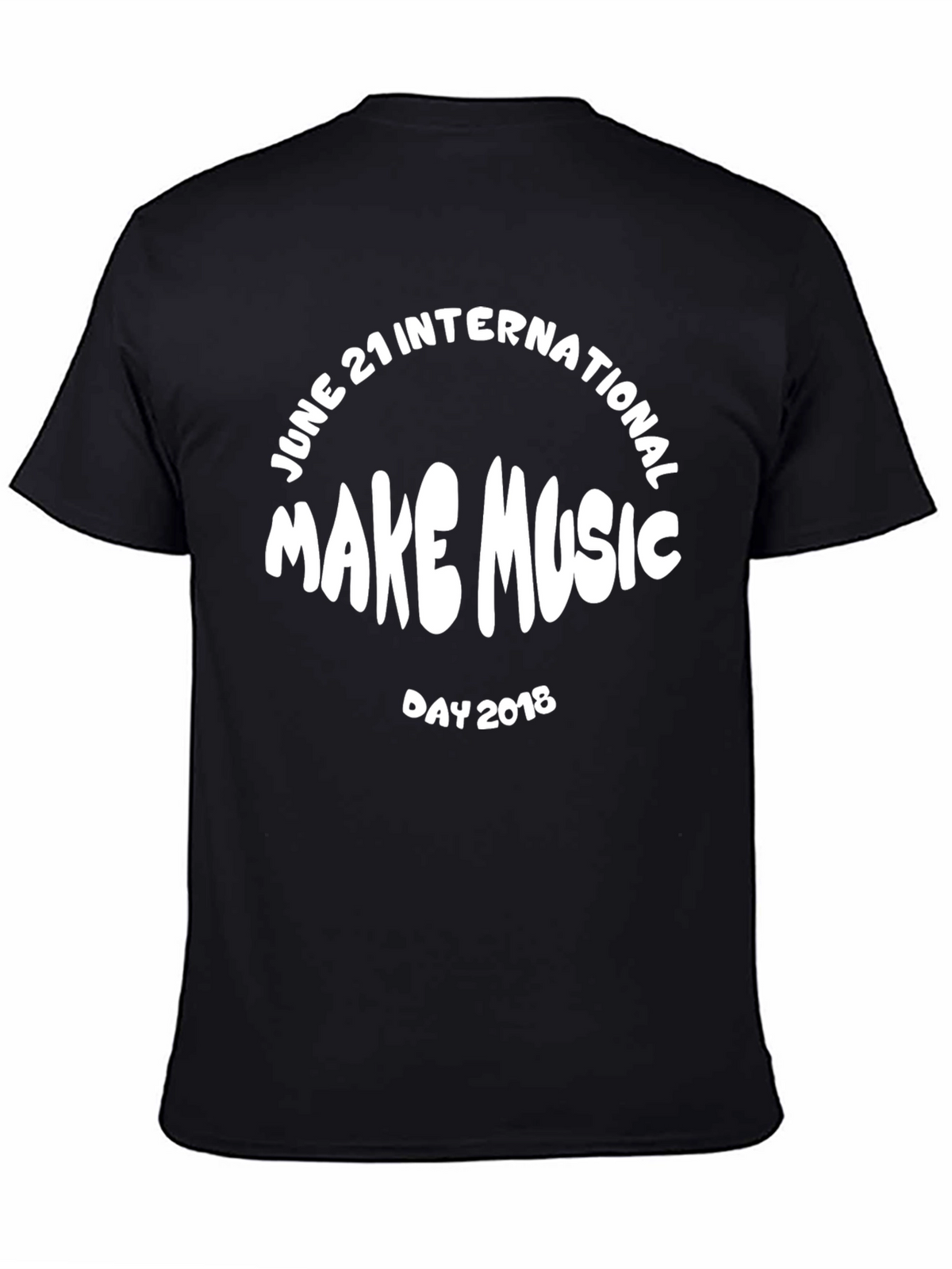 Make Music Day 2018 Black T-Shirt