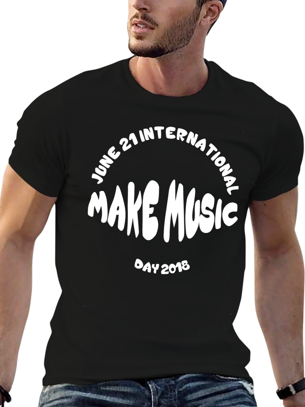 Make Music Day 2018 Black T-Shirt