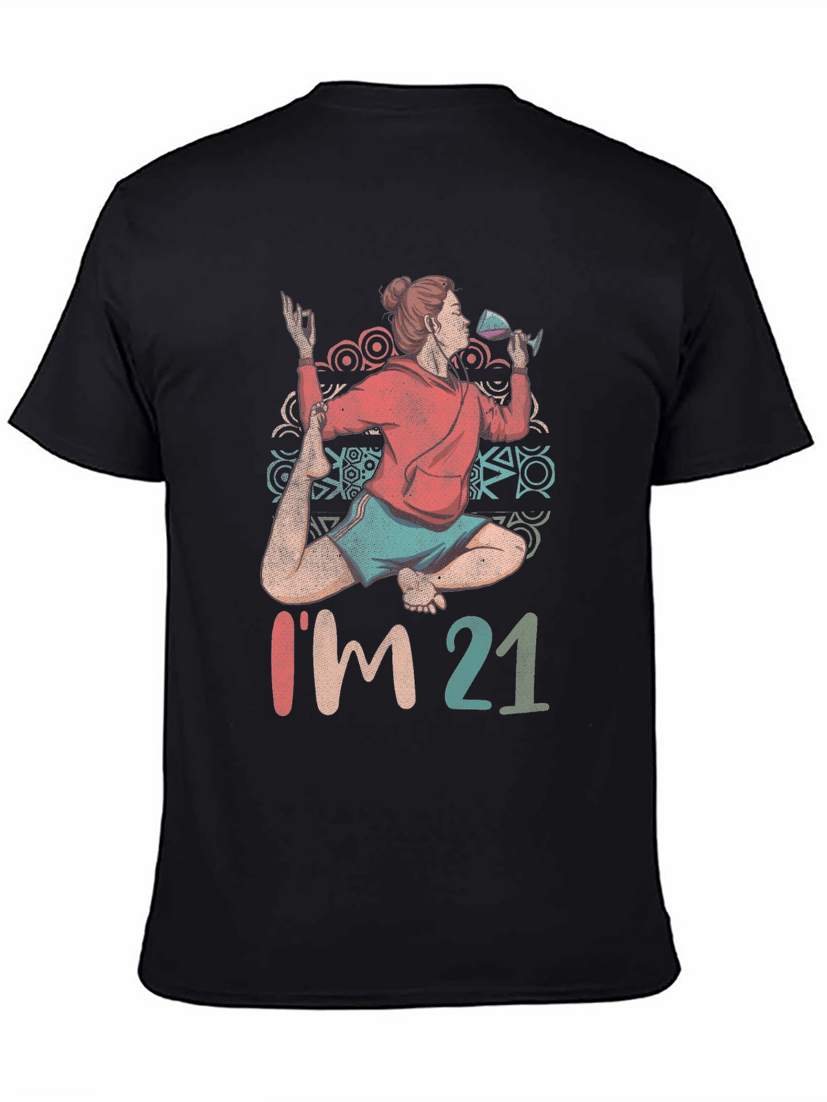 Im 21 Yoga Wine T-Shirt