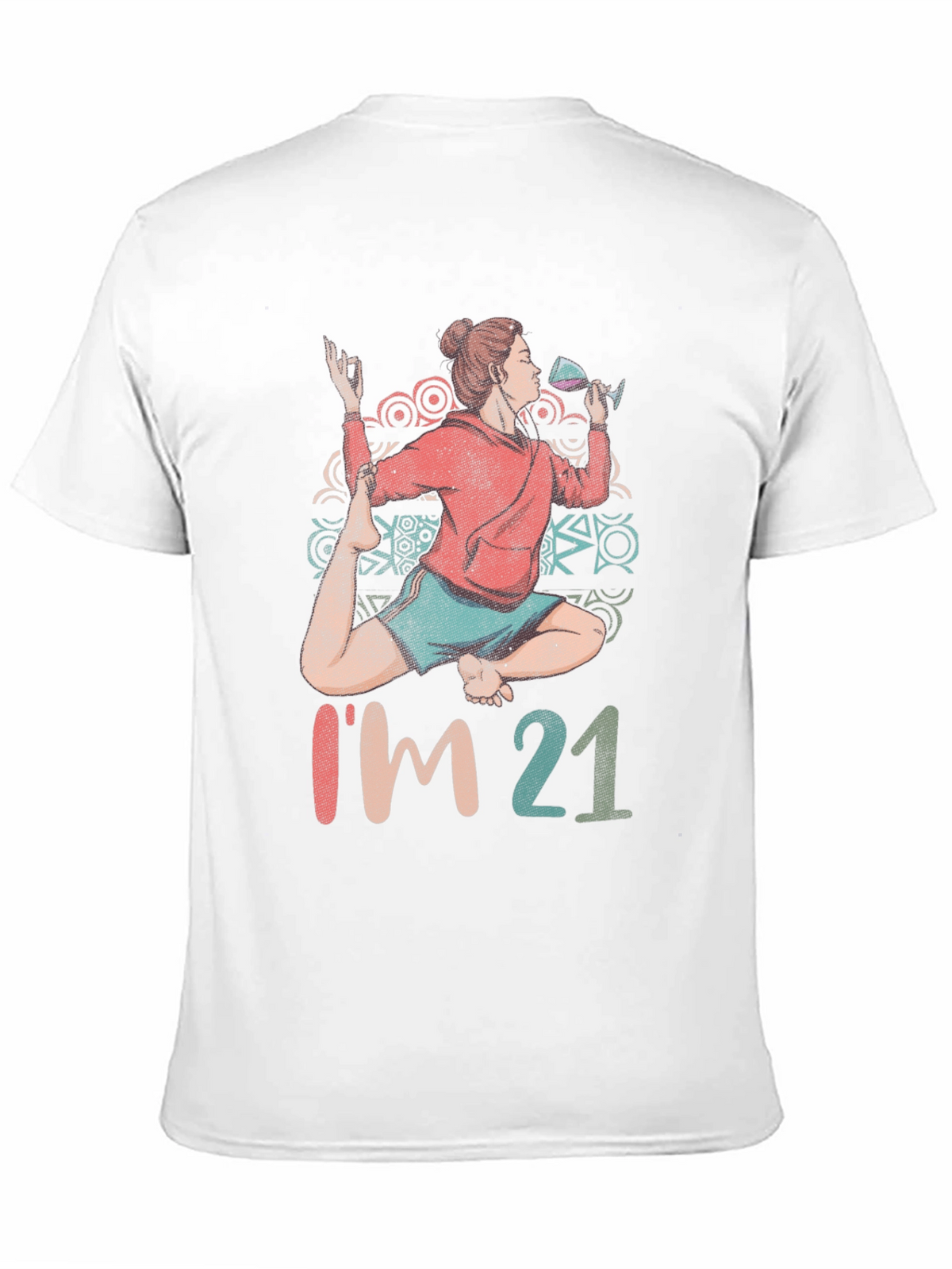 Im 21 Yoga Wine T-Shirt
