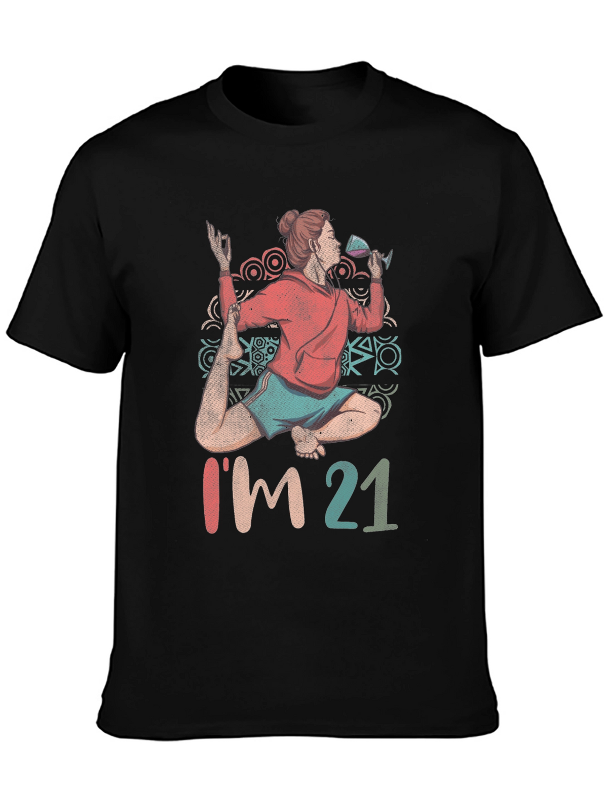 Im 21 Yoga Wine T-Shirt