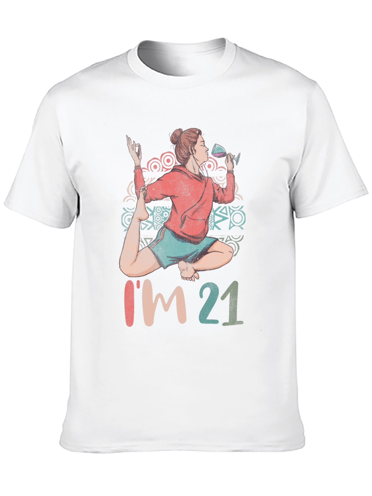 Im 21 Yoga Wine T-Shirt