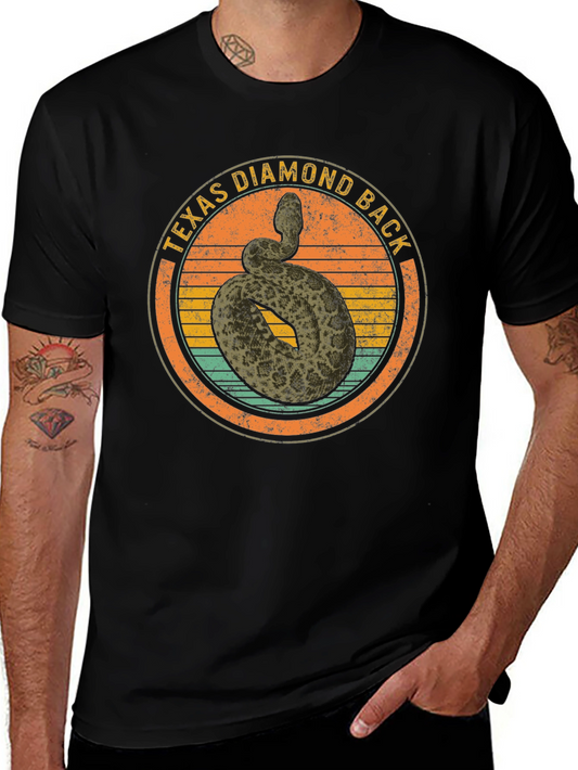Texas Diamondback Rattlesnake Graphic Tee