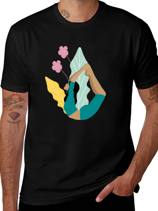 Yoga Pose Graphic T-Shirt