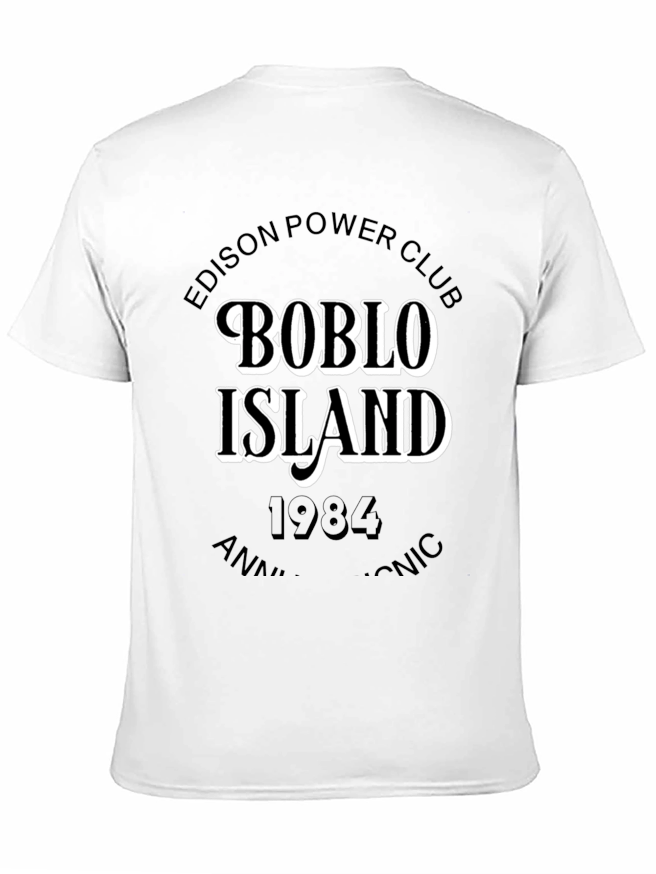 Boblo Island Edison Power Club Black T-Shirt