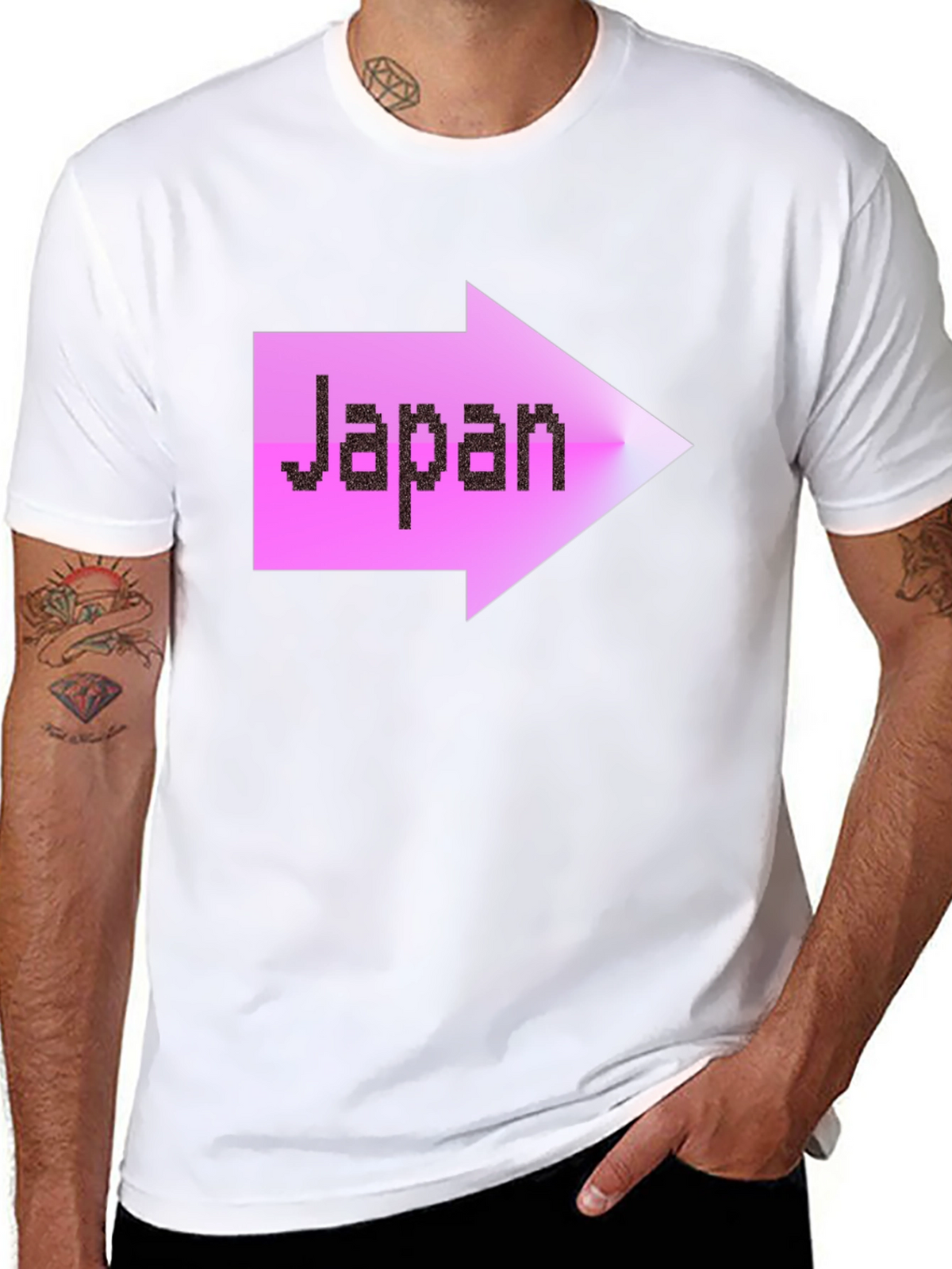Japan Arrow T-Shirt - Directional Graphic Tee