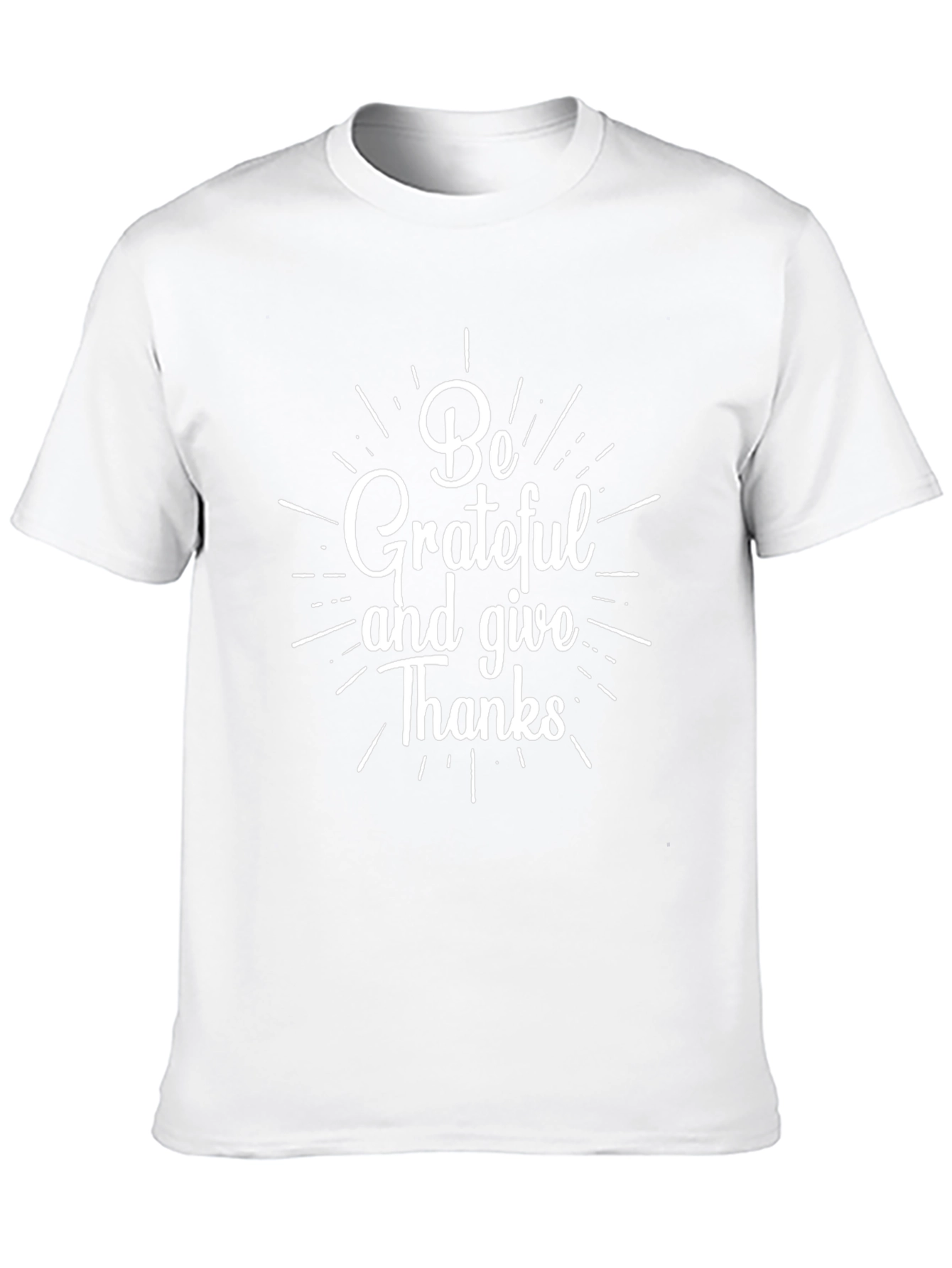 Be Grateful Graphic Tee - Black Cotton T-Shirt