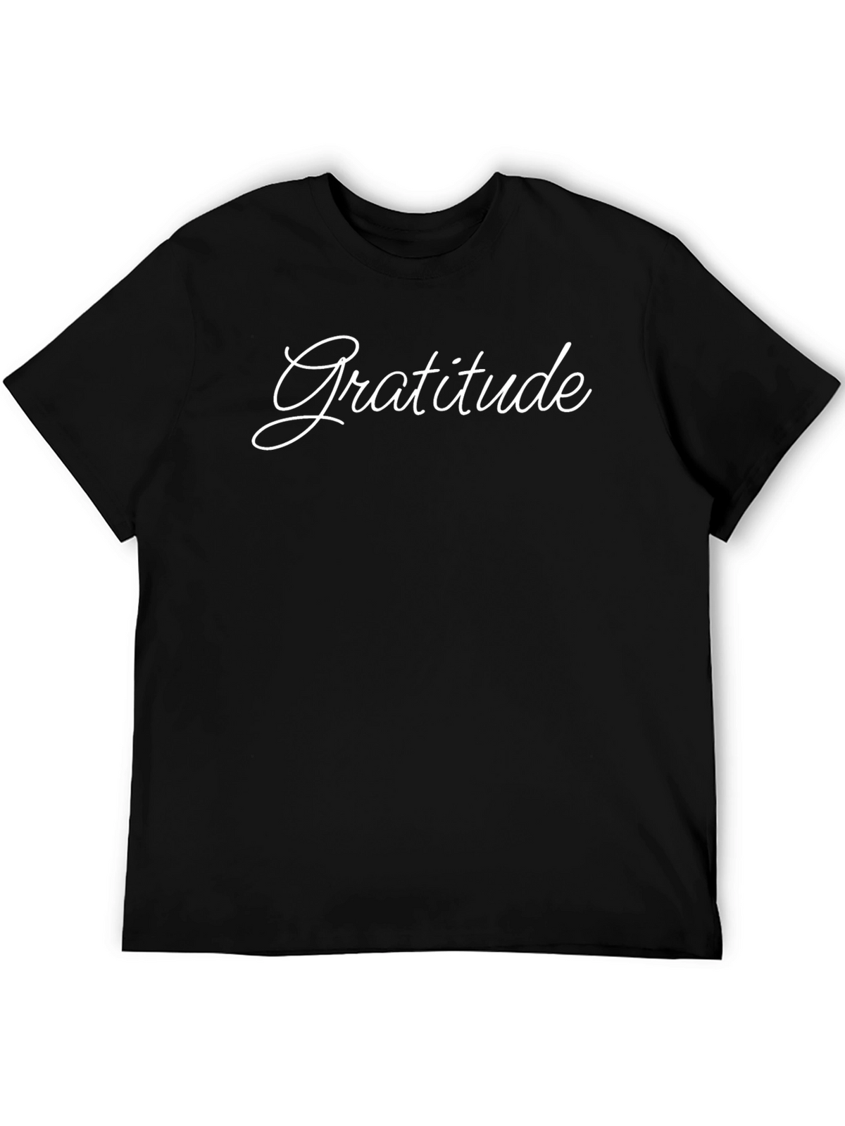 Gratitude T-Shirt - Stylish Black Tee