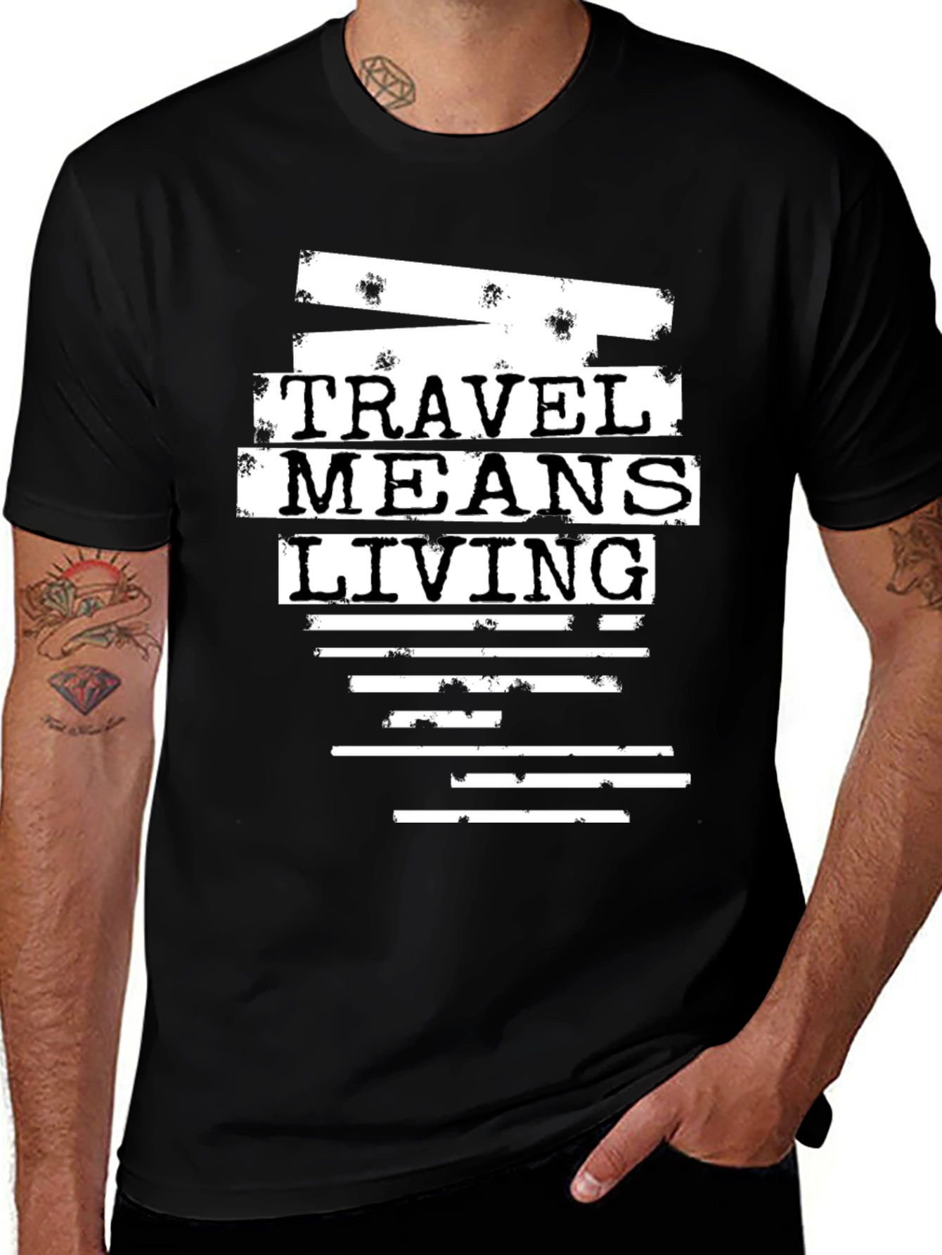 Travel Means Living Graphic T-Shirt