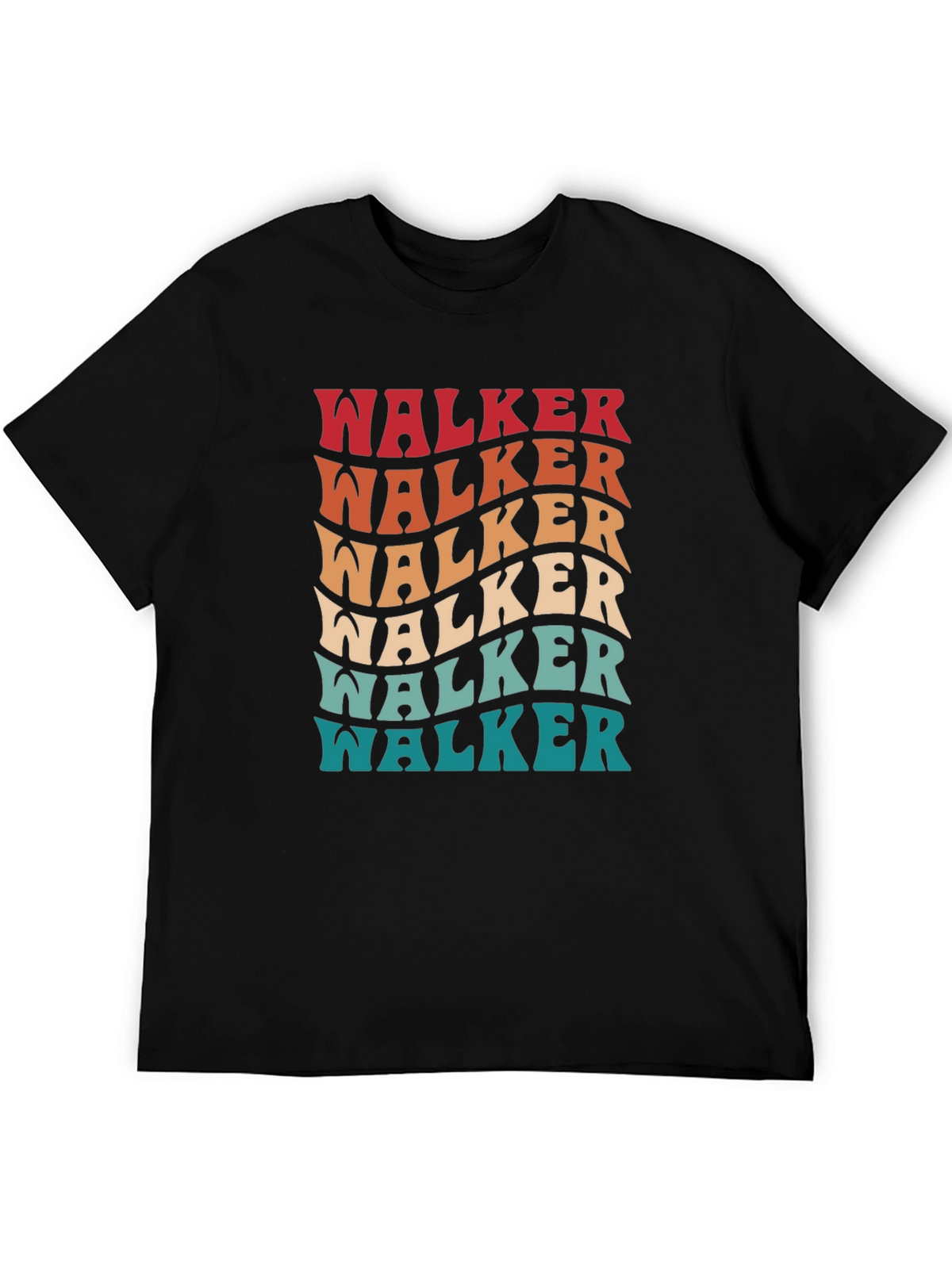 Retro Walker T-Shirt - Groovy Personalized Name Tee
