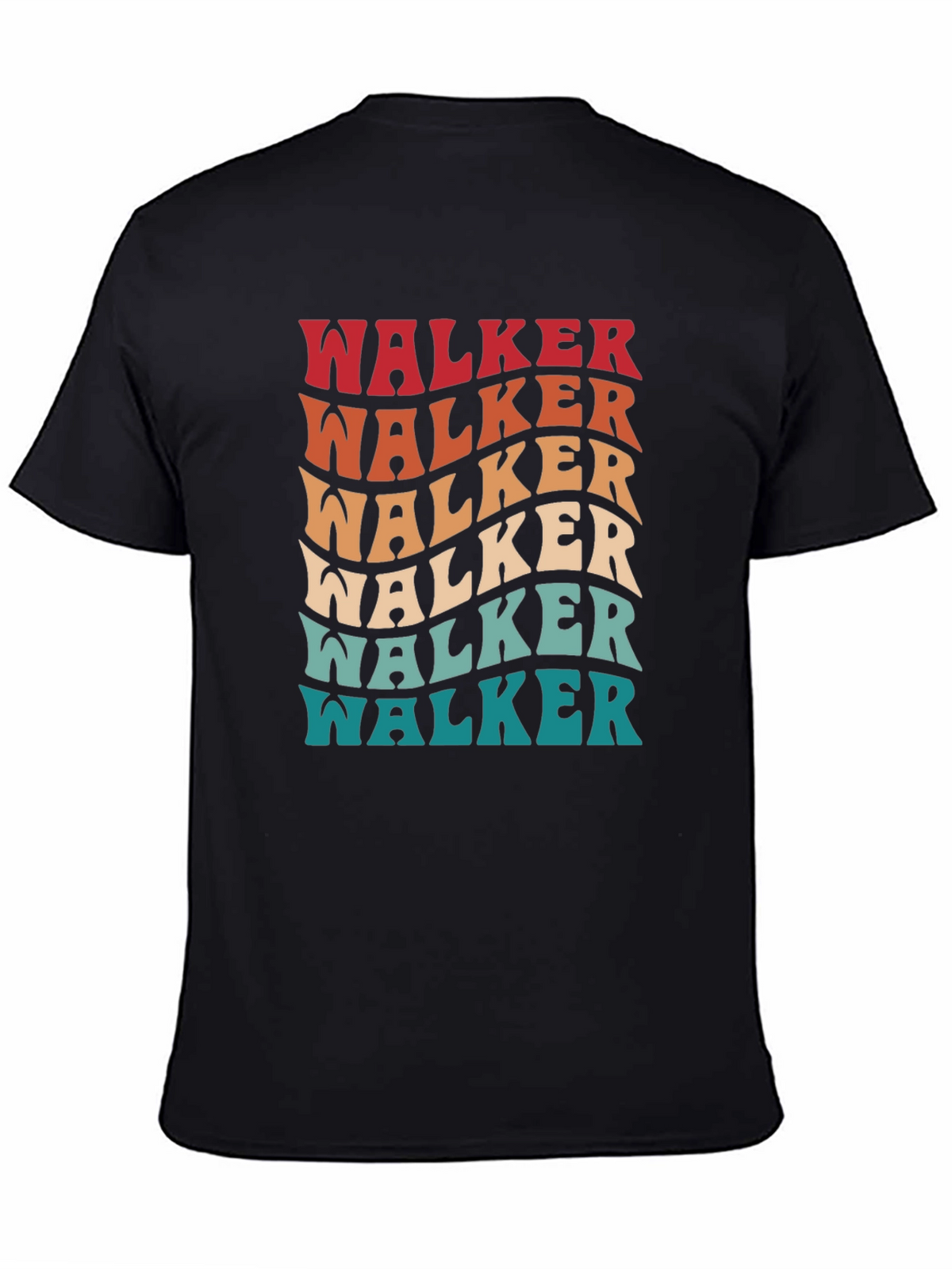 Retro Walker T-Shirt - Groovy Personalized Name Tee