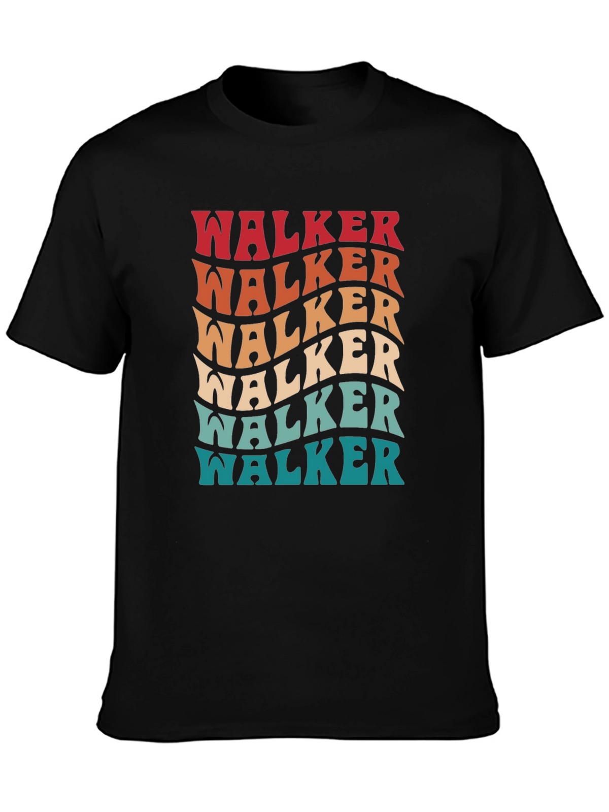Retro Walker T-Shirt - Groovy Personalized Name Tee