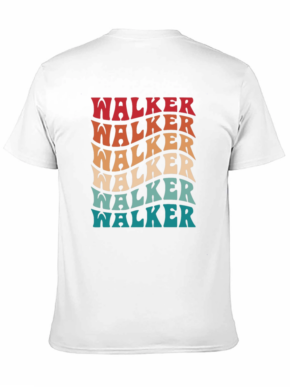 Retro Walker T-Shirt - Groovy Personalized Name Tee