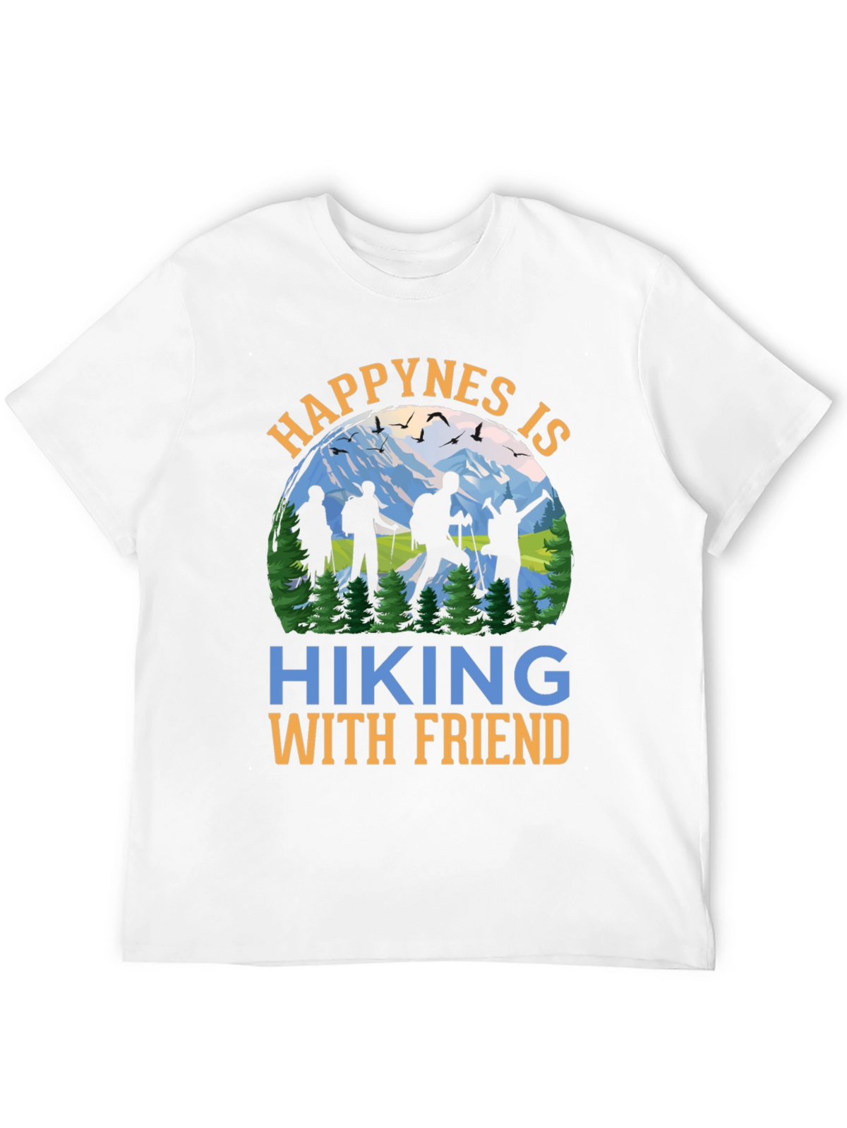 Hiking With Friends Graphic T-Shirt