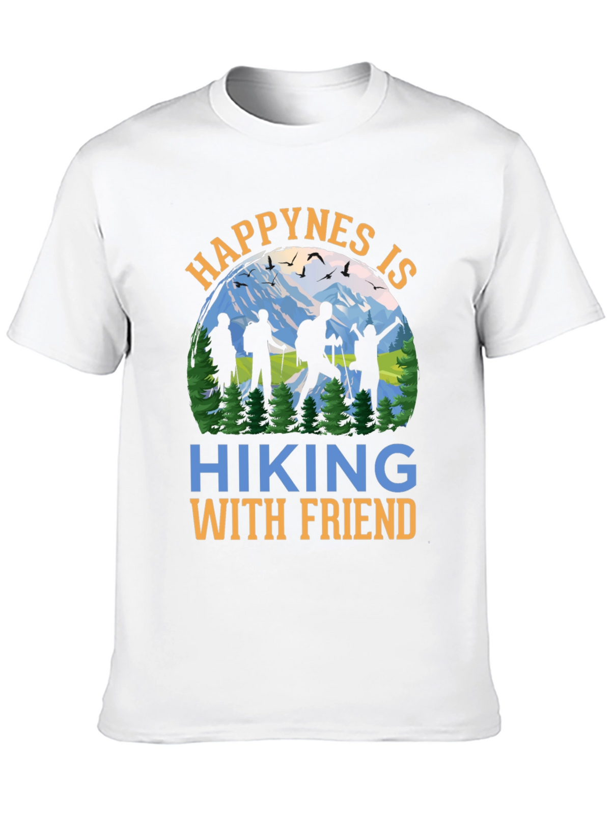 Hiking With Friends Graphic T-Shirt