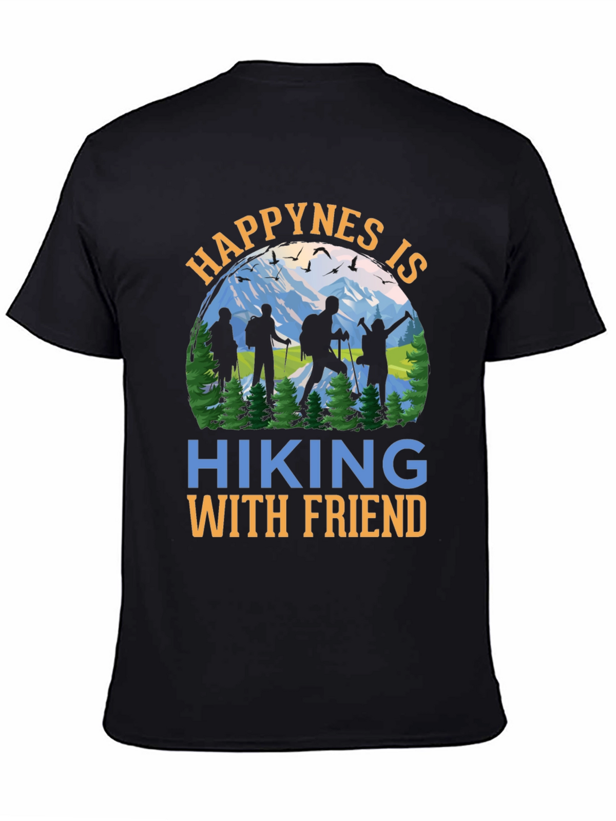 Hiking With Friends Graphic T-Shirt