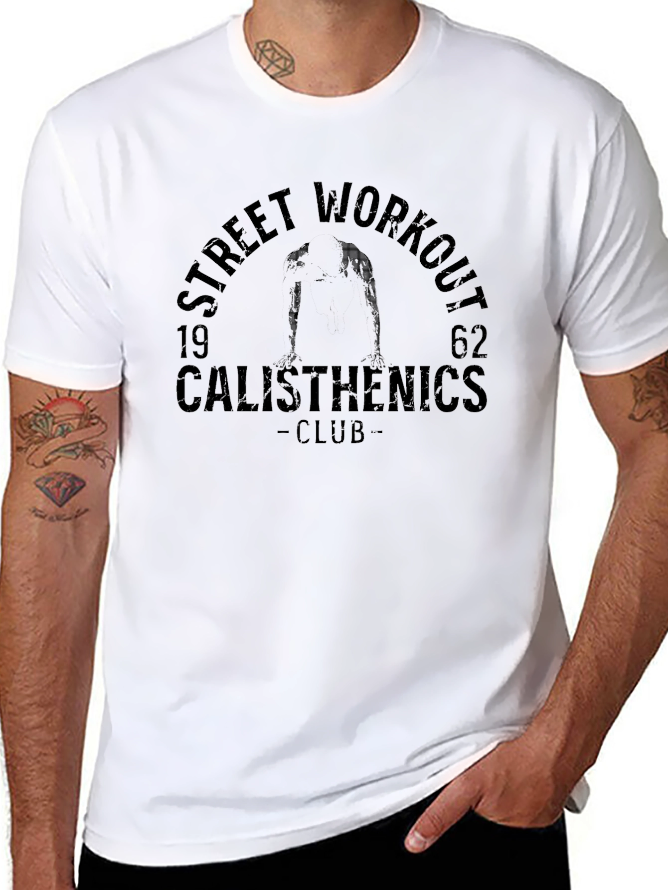Street Workout Calisthenics Club Graphic Tee