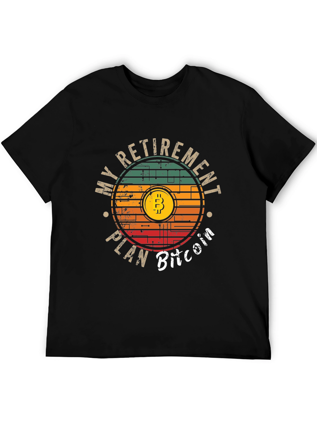Bitcoin Retirement Plan Graphic T-Shirt