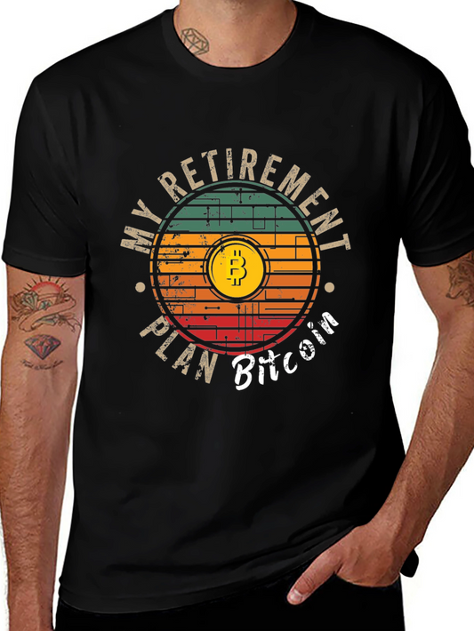 Bitcoin Retirement Plan Graphic T-Shirt