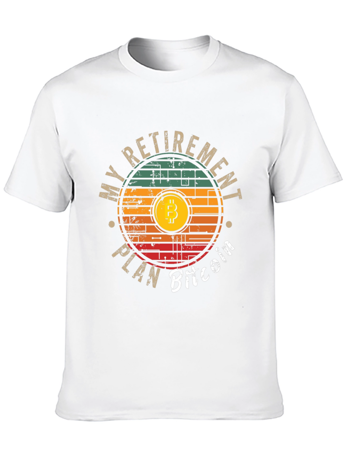 Bitcoin Retirement Plan Graphic T-Shirt