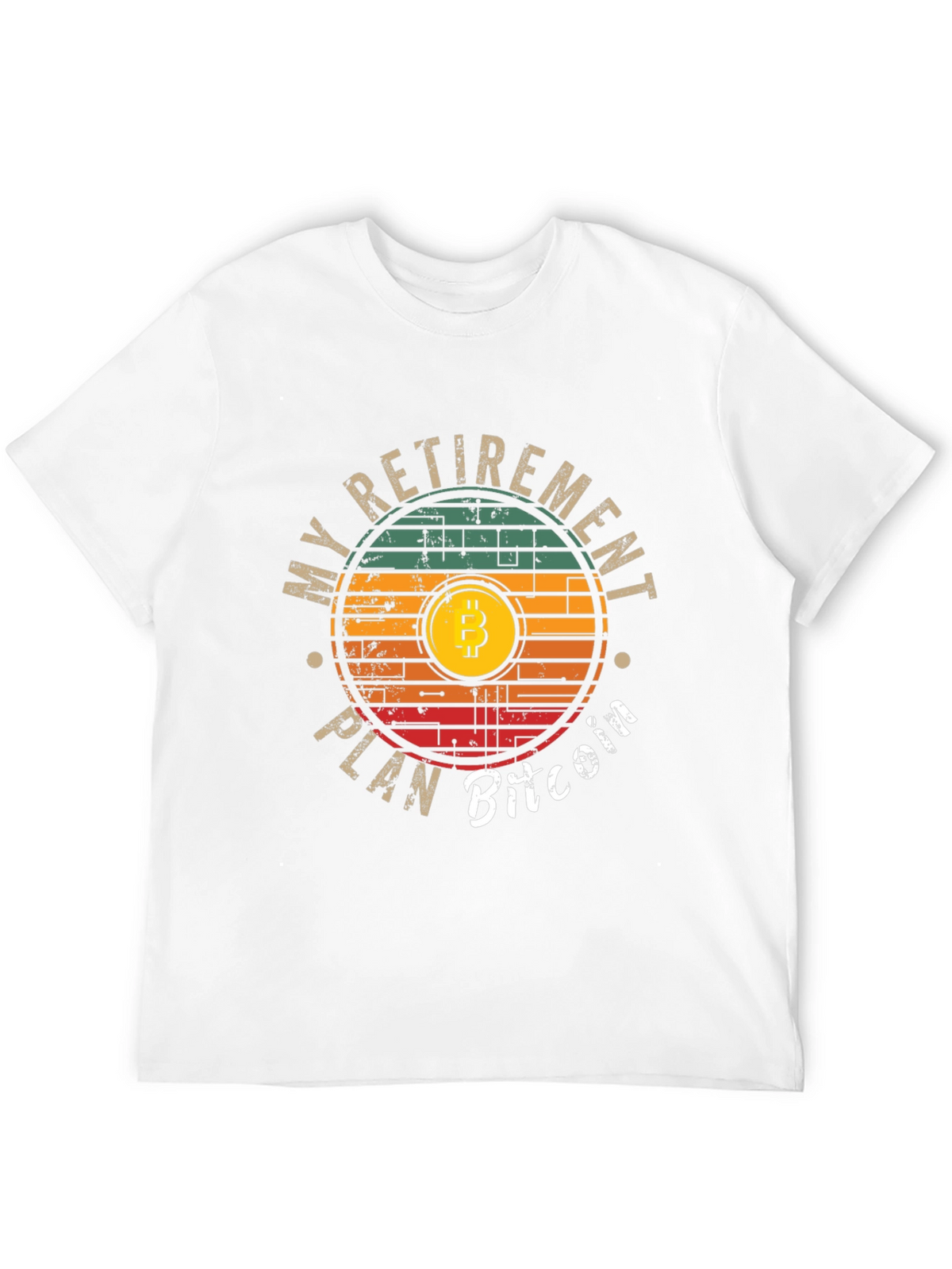 Bitcoin Retirement Plan Graphic T-Shirt