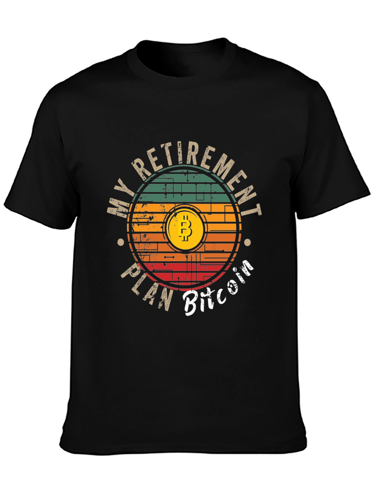 Bitcoin Retirement Plan Graphic T-Shirt
