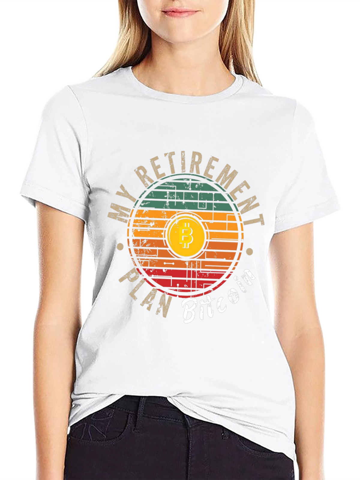 Bitcoin Retirement Plan Graphic T-Shirt