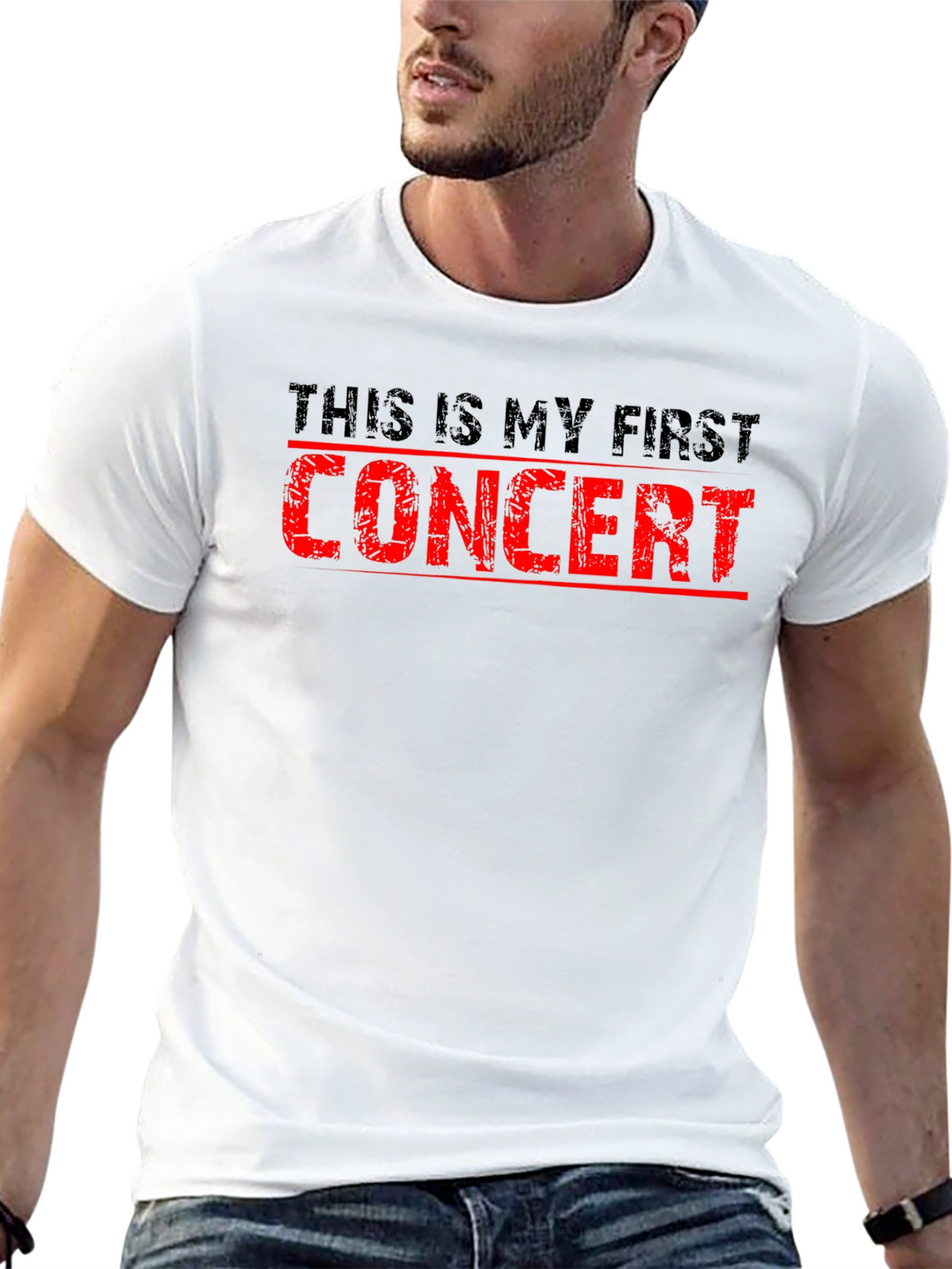 First Concert T-Shirt - Black Cotton Tee