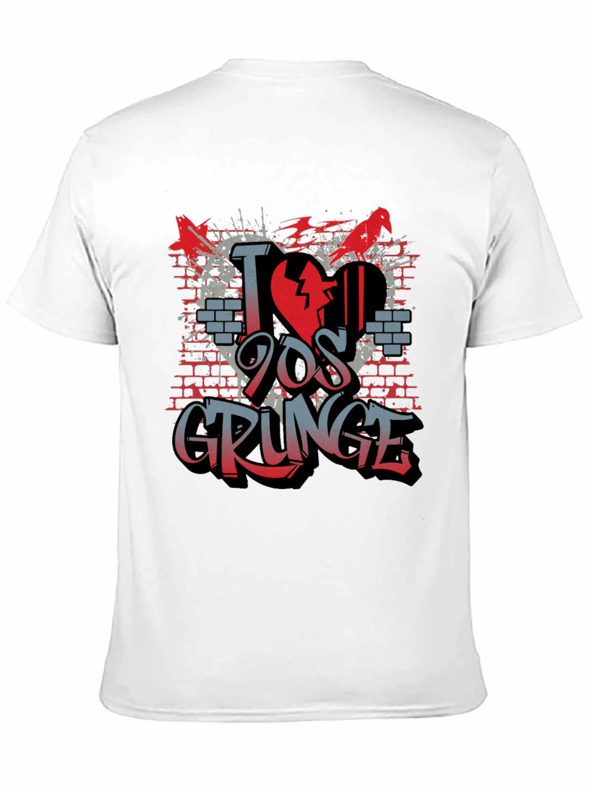 I Love 90s Grunge T-Shirt - Unique Graphic Tee